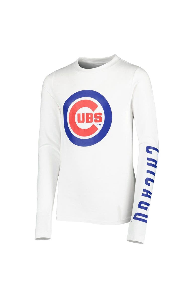 STITCHES Youth Stitches Royal/White Chicago Cubs Combo T-Shirt Set, Alternate, color, 