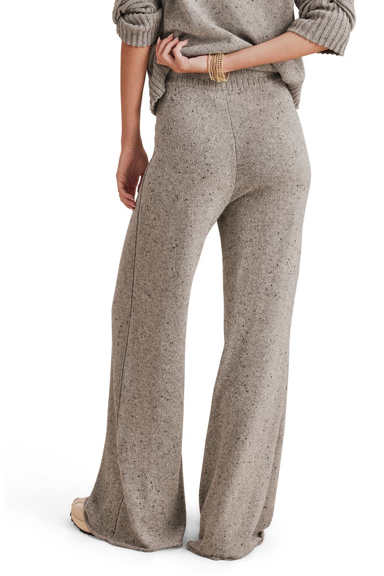 Haven Tie Waist Sweater Pants, Alternate, color, HEATHER CHARCOAL GREY