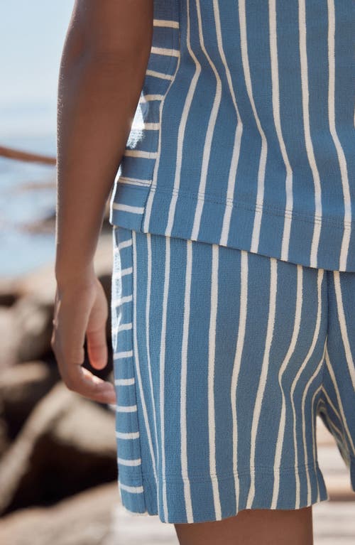 Shop Next Stripe Cotton Terry Cloth Shorts