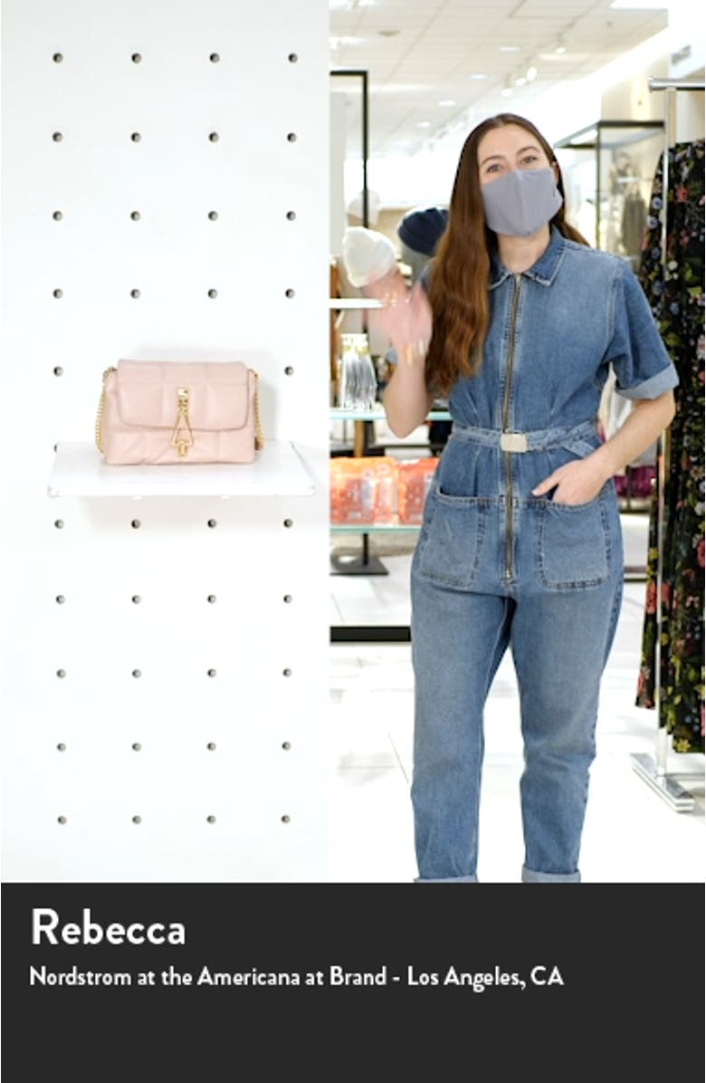 Triangle Quilted Shoulder Bag, sales video thumbnail