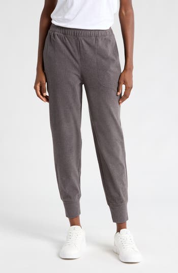 Varley Brushed Rib Knit Slim Joggers