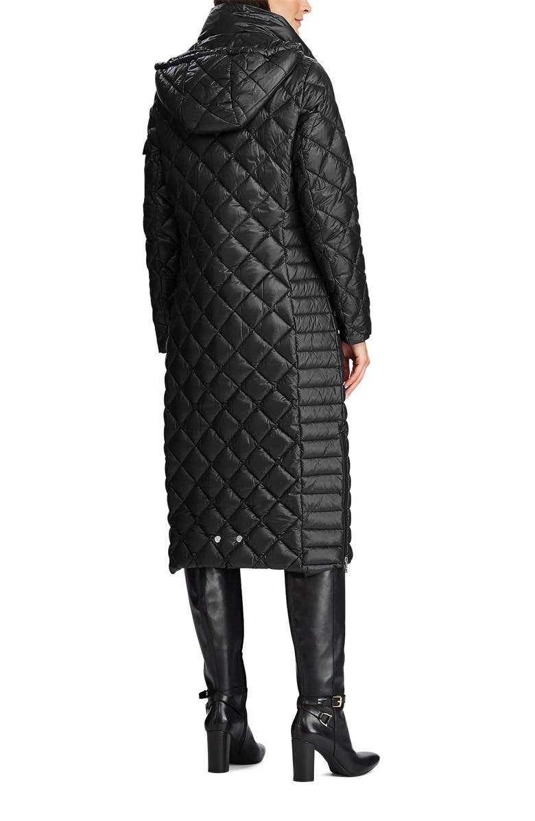 Lauren Ralph Lauren Quilted Down Coat, Alternate, color,