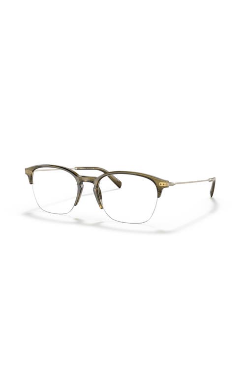 Giorgio Armani 53mm Phantos Optical Glasses In Green