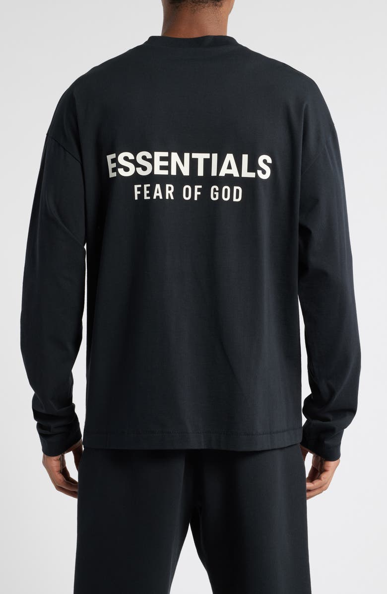 Fear of God Essentials Classic Fit Long Sleeve Logo T-Shirt, Alternate, color, 