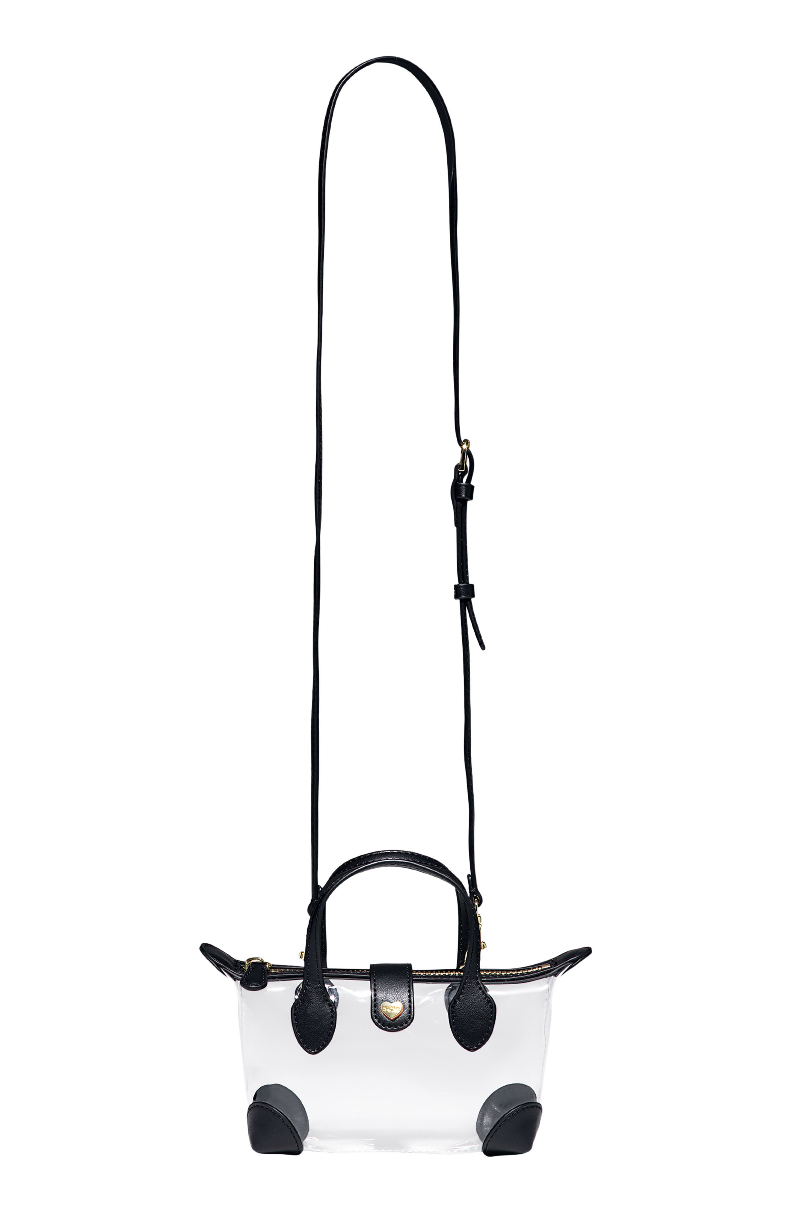 Stoney Clover Lane Clear Crossbody Bag, Alternate, color, Clear/ Noir
