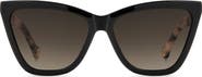 Carolina Herrera 59mm Gradient Cat Eye Sunglasses
