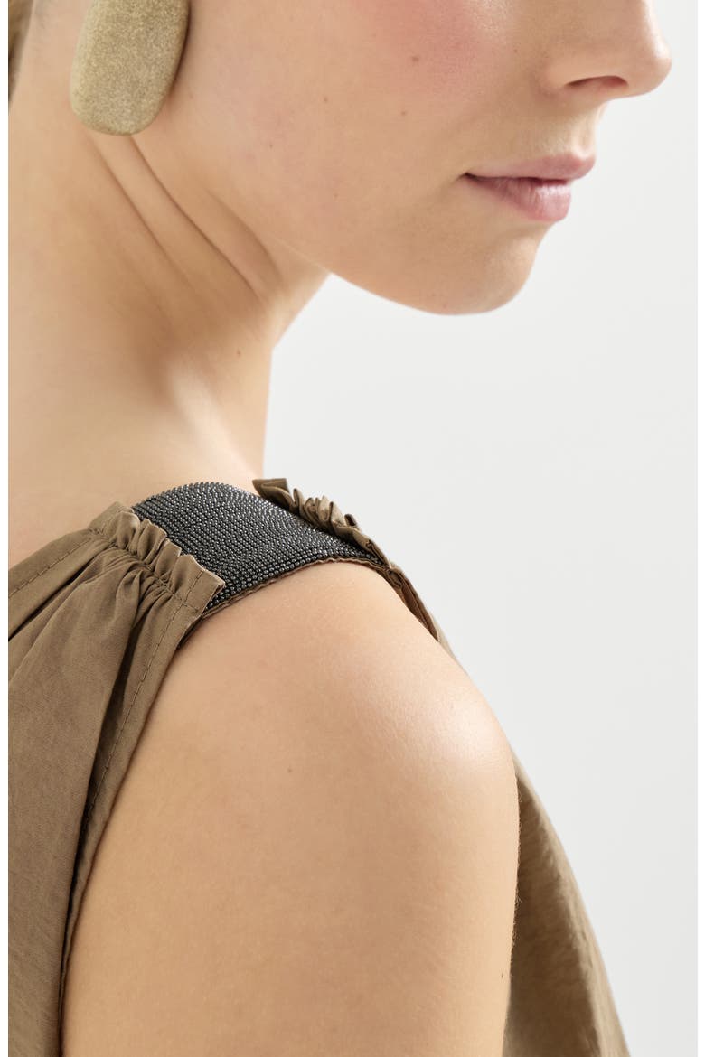 Dress with belt, Alternate, color, Sand