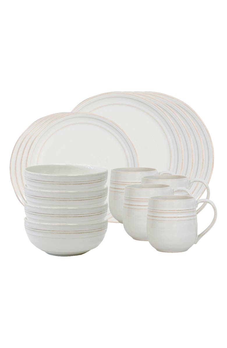 Juliska Bilbao 16-Piece Place Setting, Main, color, Whitewash