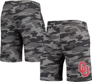 CONCEPTS SPORT Men's Concepts Sport Charcoal/Gray Oklahoma Sooners Camo Backup Terry Jam Lounge Shorts
