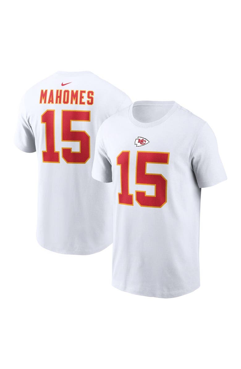 Nike Men's Nike Patrick Mahomes White Kansas City Chiefs Player Name & Number T-Shirt, Main, color, White