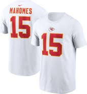 Nike Men's Nike Patrick Mahomes  White Kansas City Chiefs  Player Name & Number T-Shirt