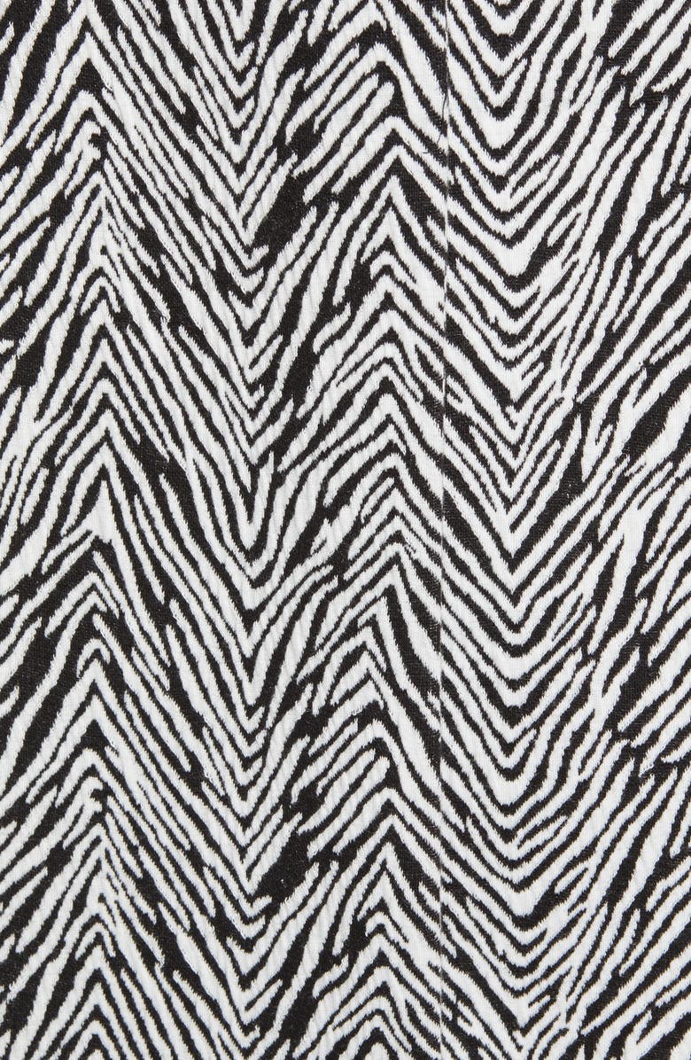 Vince Camuto Zebra Jacquard Coat, Alternate, color,