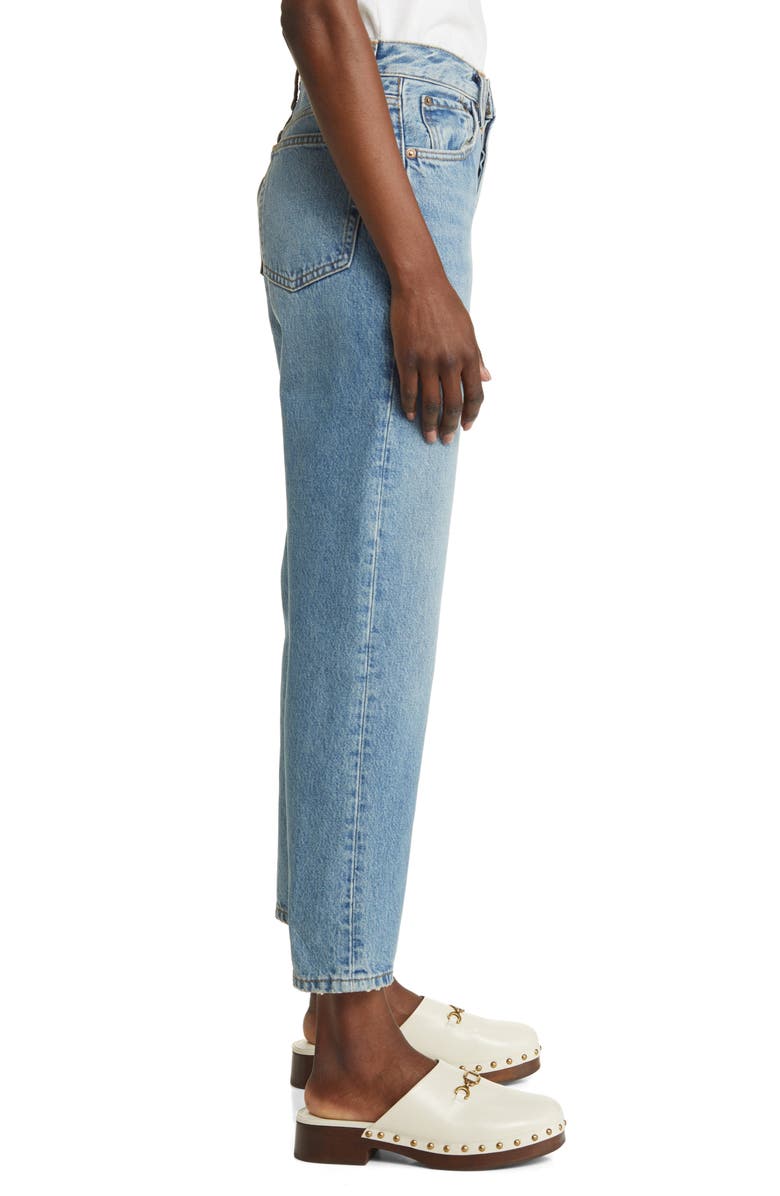 Re/Done '70s Ultra High Waist Stove Pipe Jeans, Alternate, color,