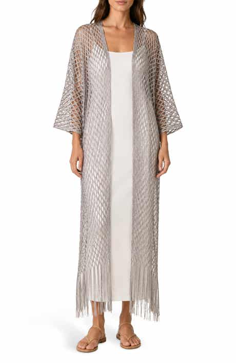 Crochet Fringe Kimono