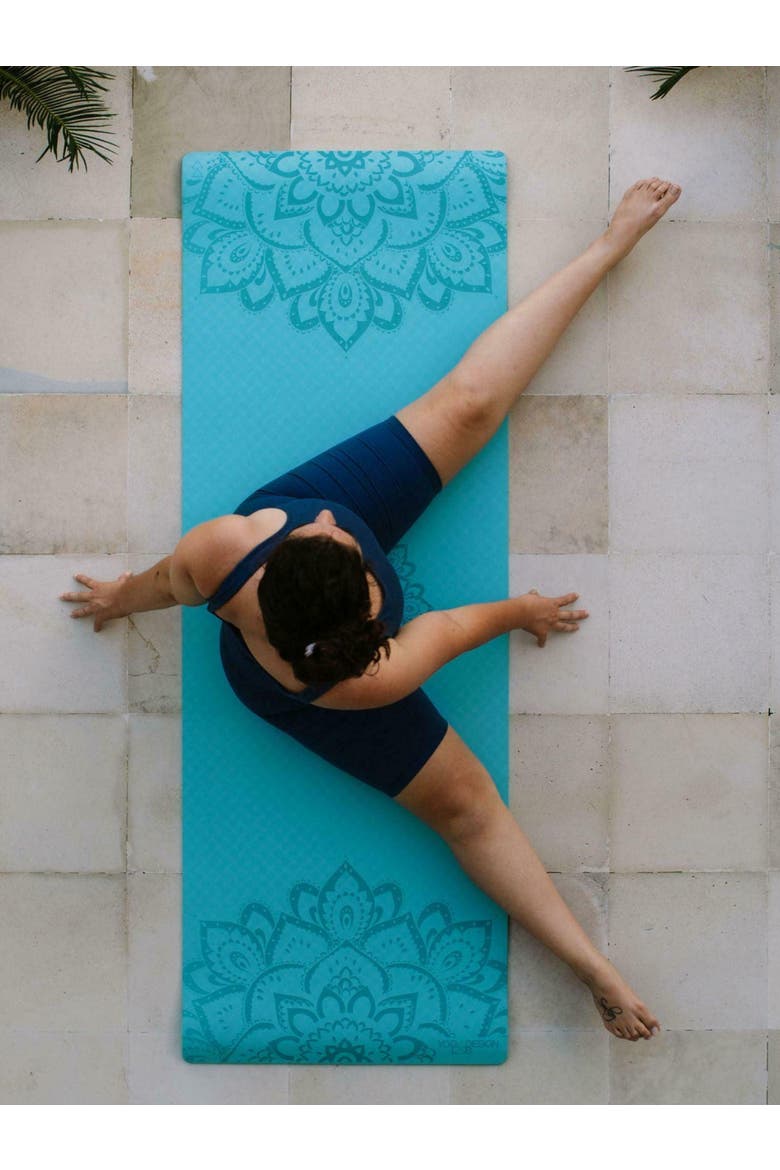 Flow Yoga Mat, Alternate, color, Mandala Lavender