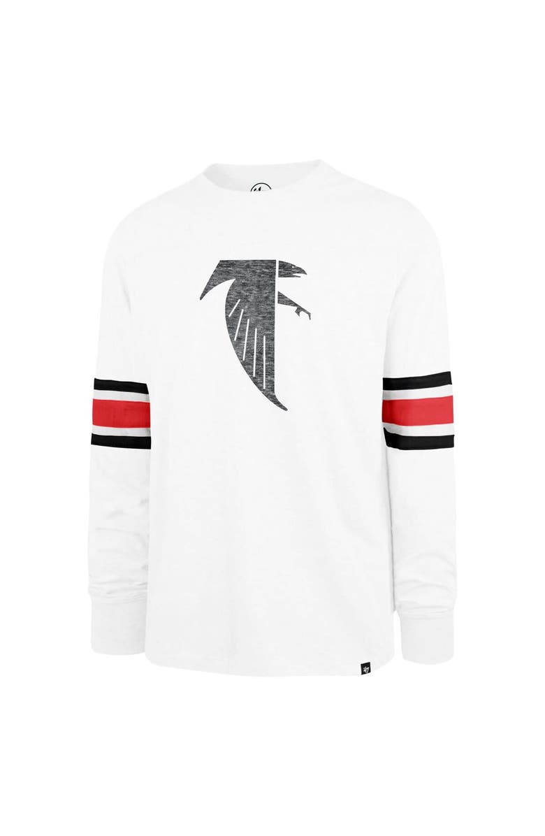 '47 Men's '47 White Atlanta Falcons Gridiron Throwback Premier Brex Long Sleeve T-Shirt, Alternate, color, 