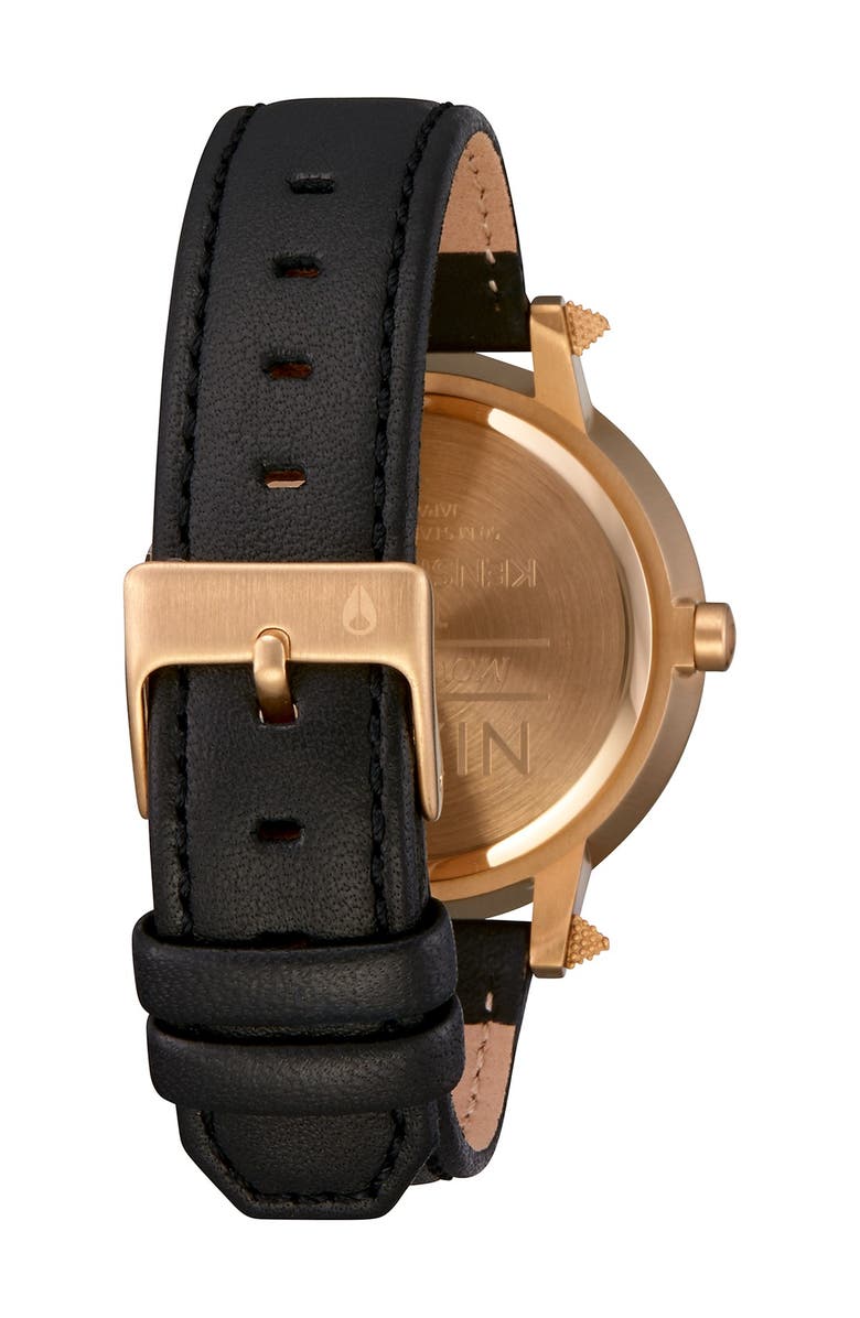 Nixon Women's Kensington Leather Strap Watch, 37mm, Alternate, color, 