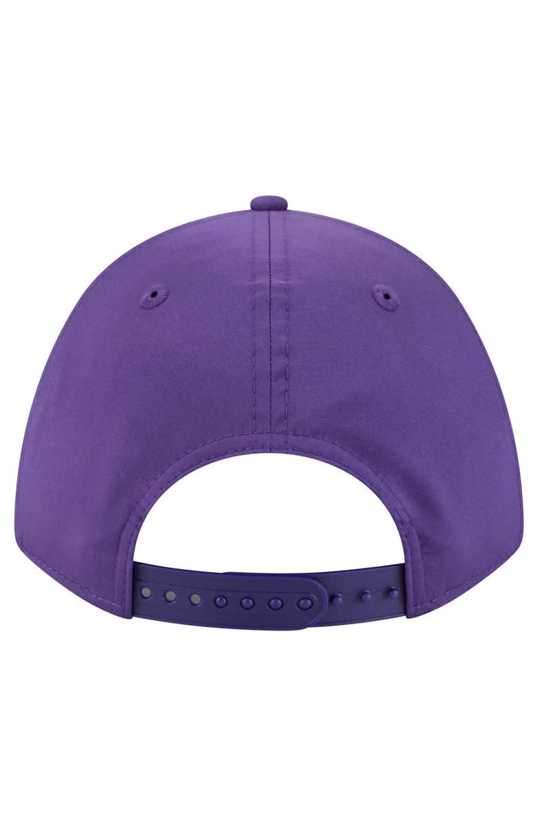 New Era Men's New Era White/Purple Minnesota Vikings Adventure Gradient 9FORTY M-Crown A-Frame Adjustable Hat, Alternate, color, White
