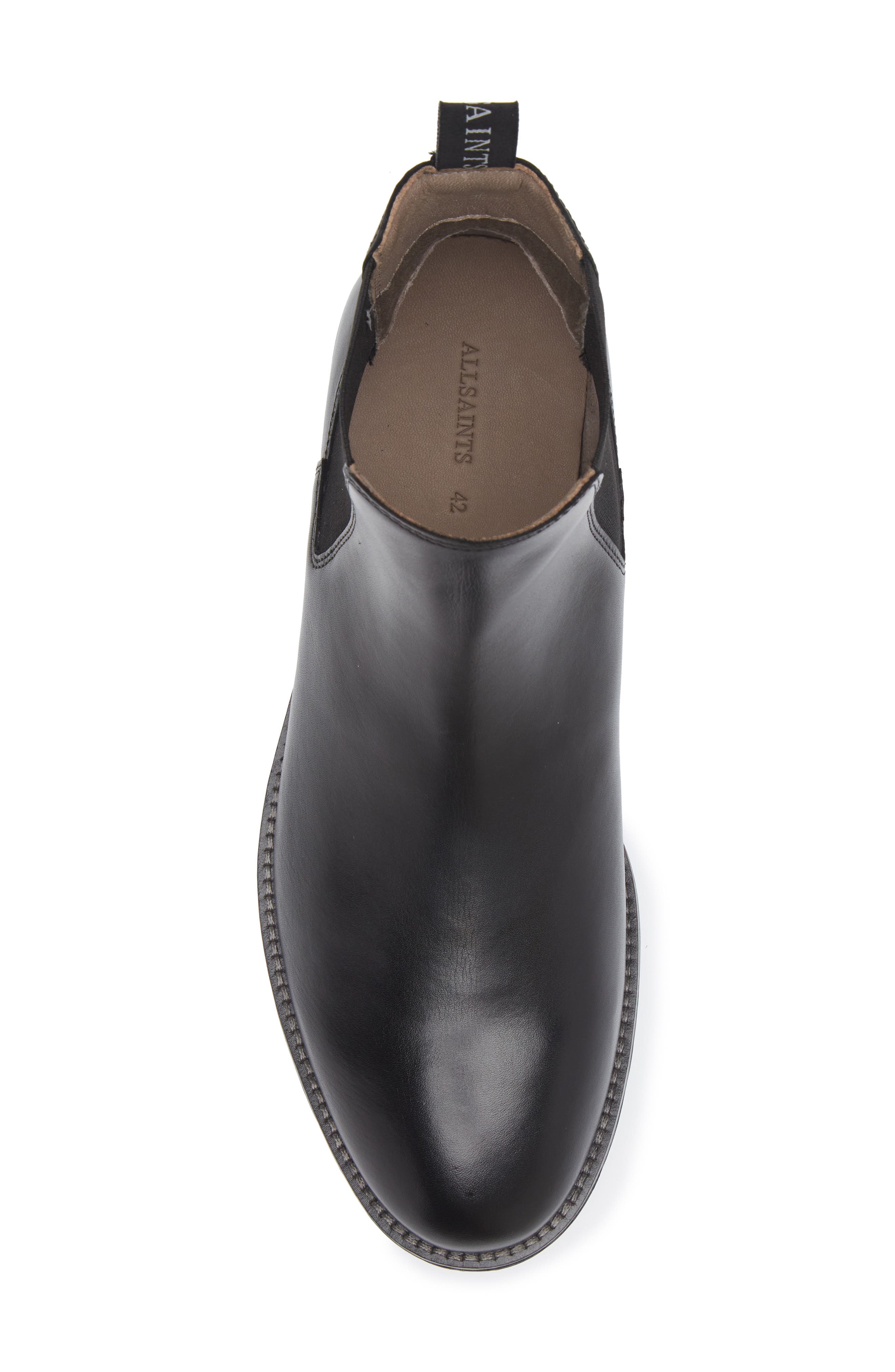 AllSaints Harley Chelsea Boot, Alternate, color, Black