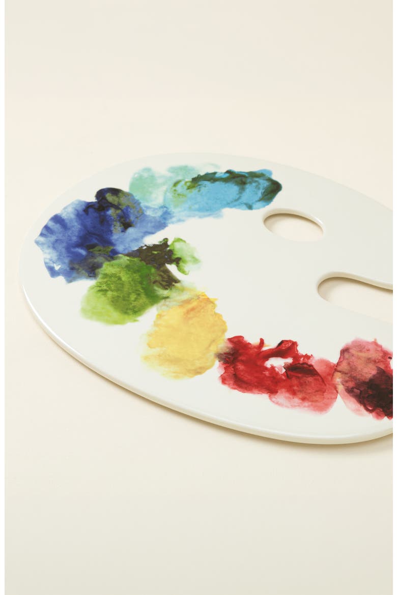 Artist Palette Serving Board, Alternate, color, Multi