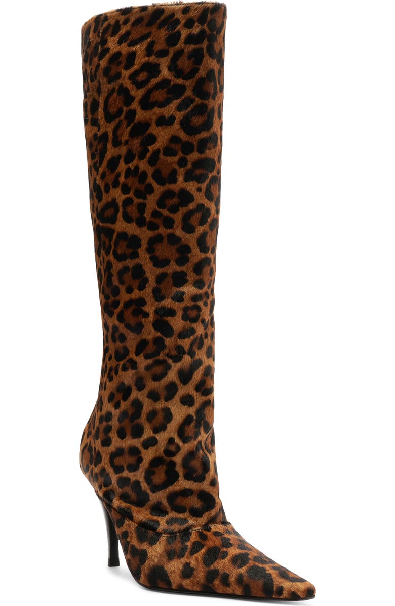 Schutz Rudy Pointed Toe Boot, Main, color, Leopard