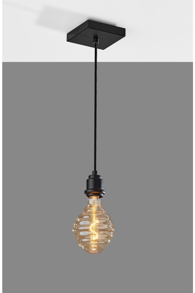 Wren Pendant Light, Alternate, color, BLACK