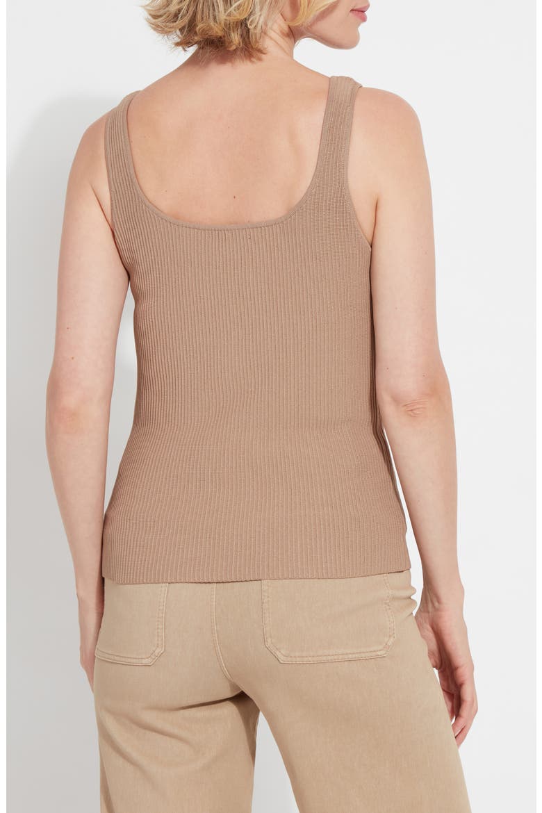 Avril Sculpting Knit Tank, Alternate, color, TANNED