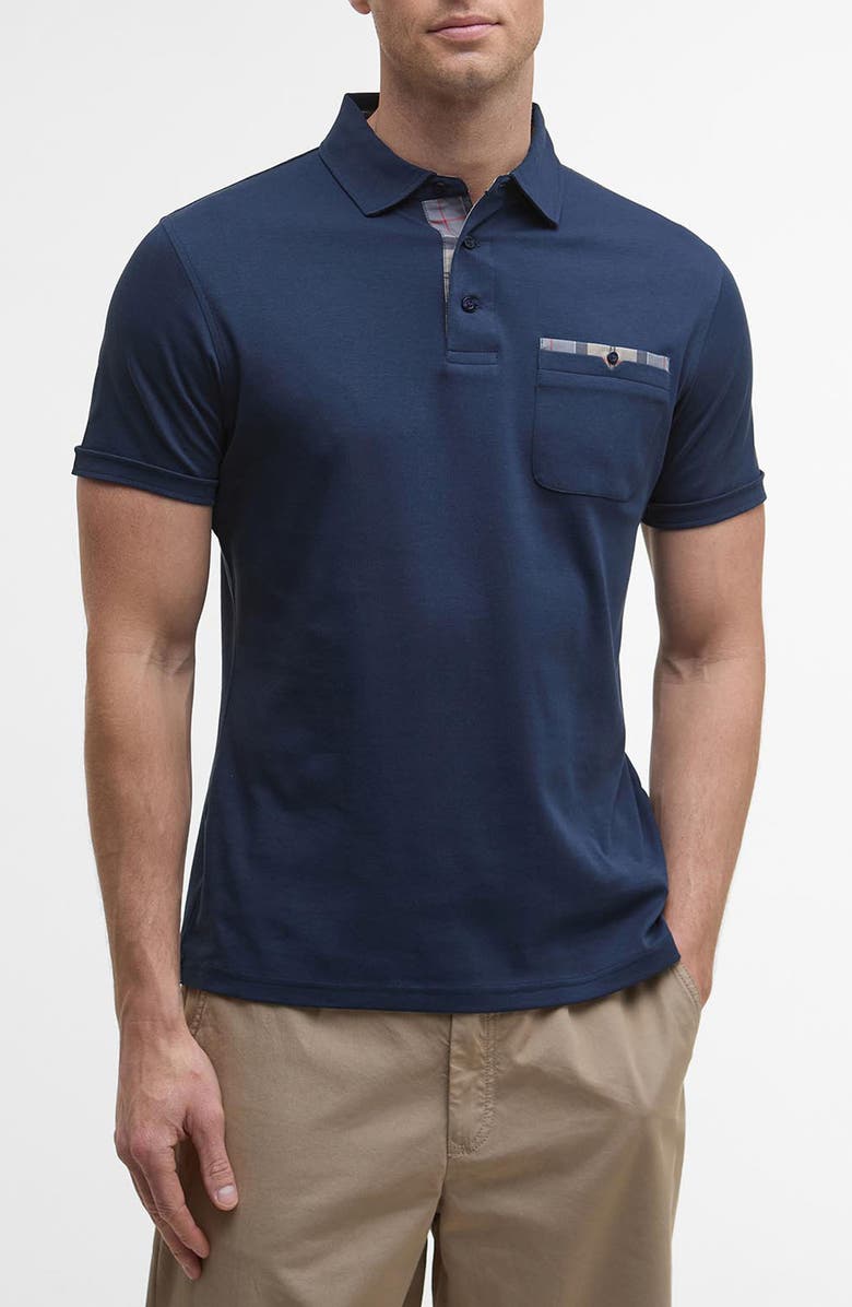 Barbour Corpatch Polo, Main, color, Navy