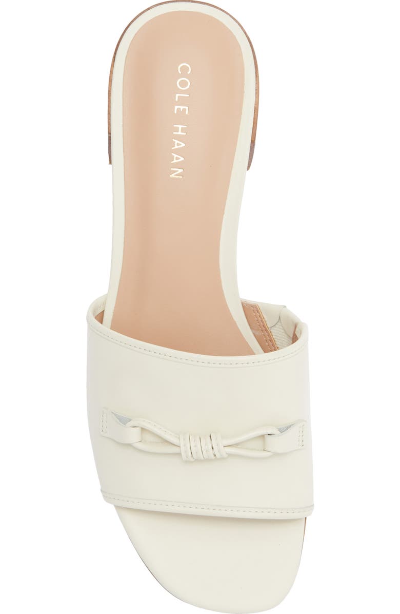 Cole Haan Cailyn Bow Slide Sandal, Alternate, color, Ivory Leather