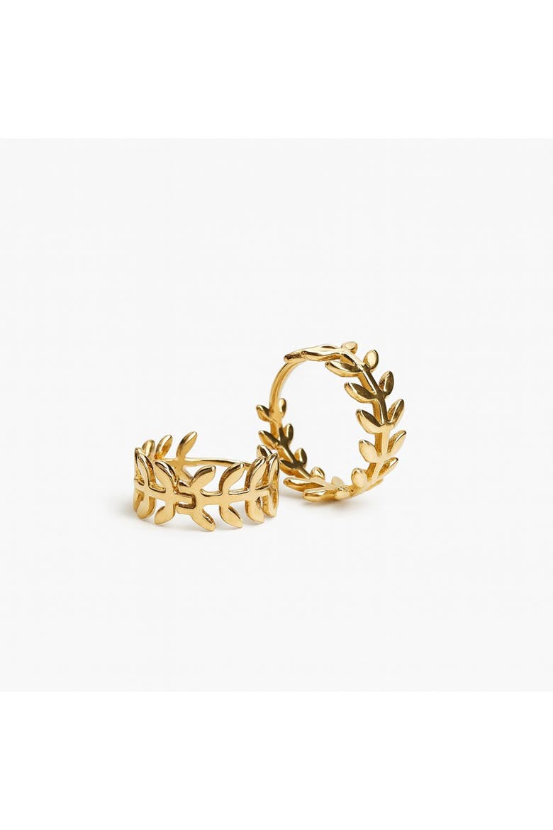 Nablus Olive Branch Huggies, Main, color, Gold