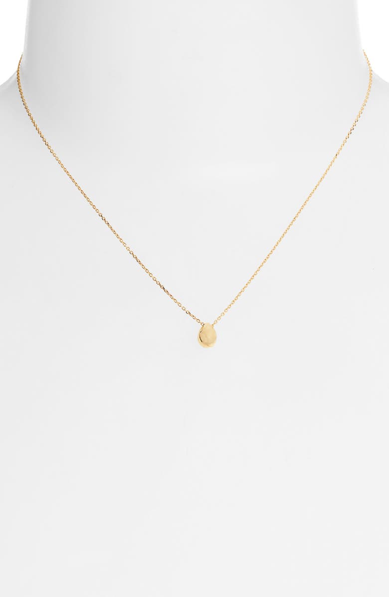 Bony Levy 14K Gold Pear Pendant Necklace, Alternate, color, Yellow Gold