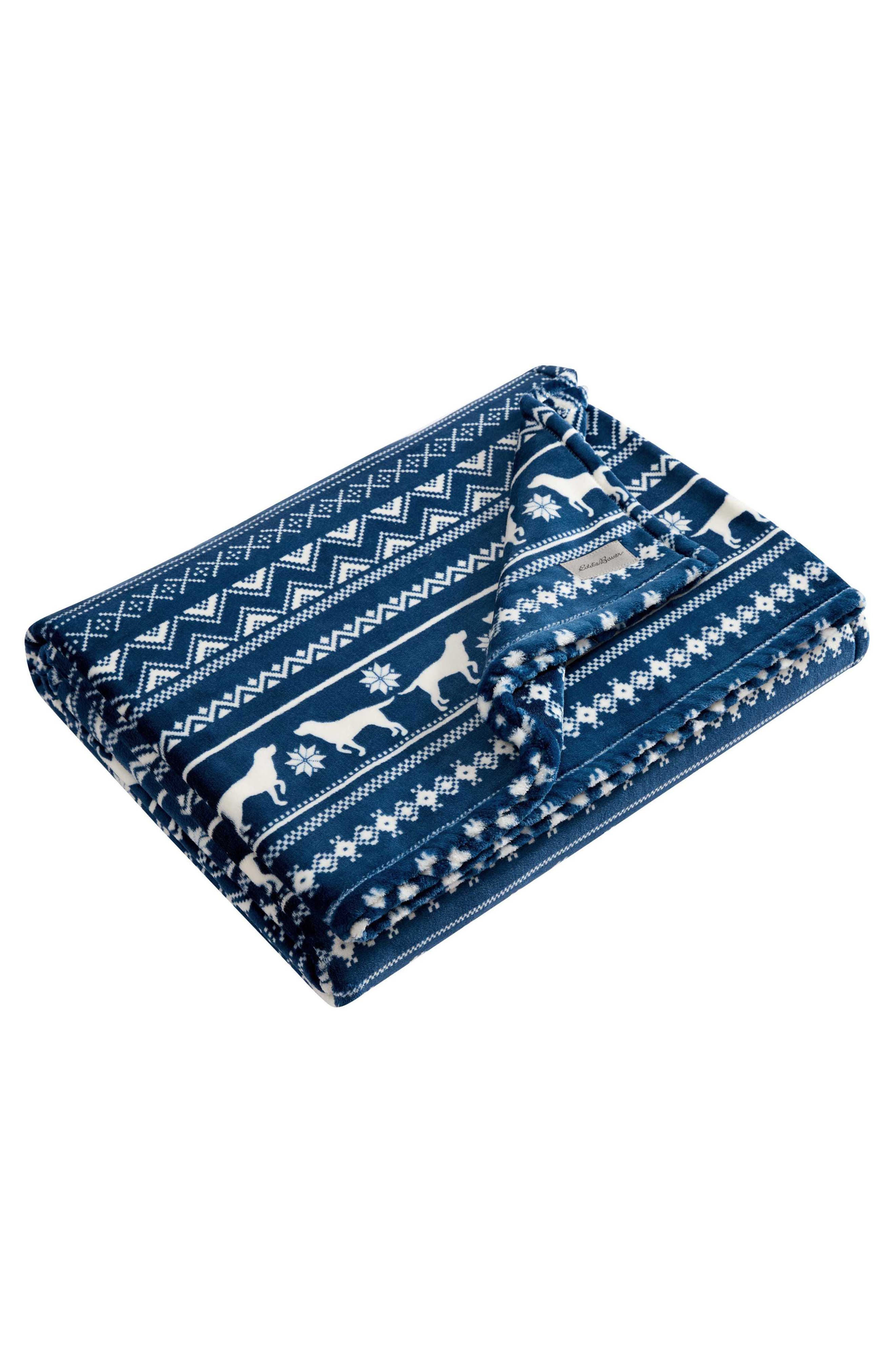 Dog Sweater Stripe Microfiber Blanket