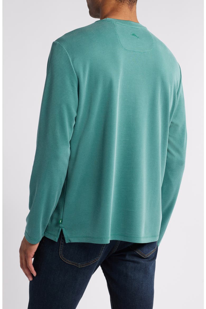 Coastal Crest Long Sleeve Performance T-Shirt, Alternate, color, MYRTLE GREEN