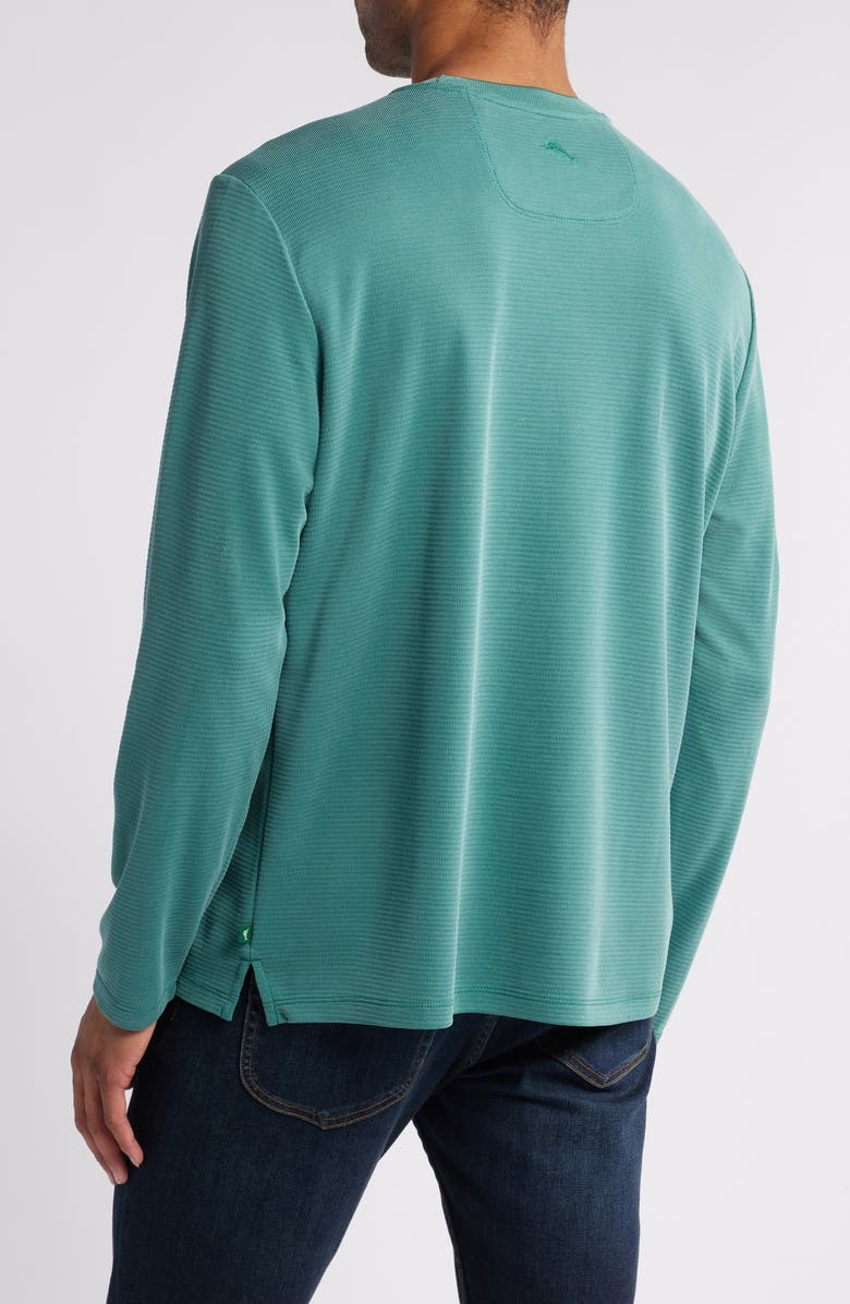 Tommy Bahama Coastal Crest Long Sleeve Performance T-Shirt, Alternate, color, Myrtle Green