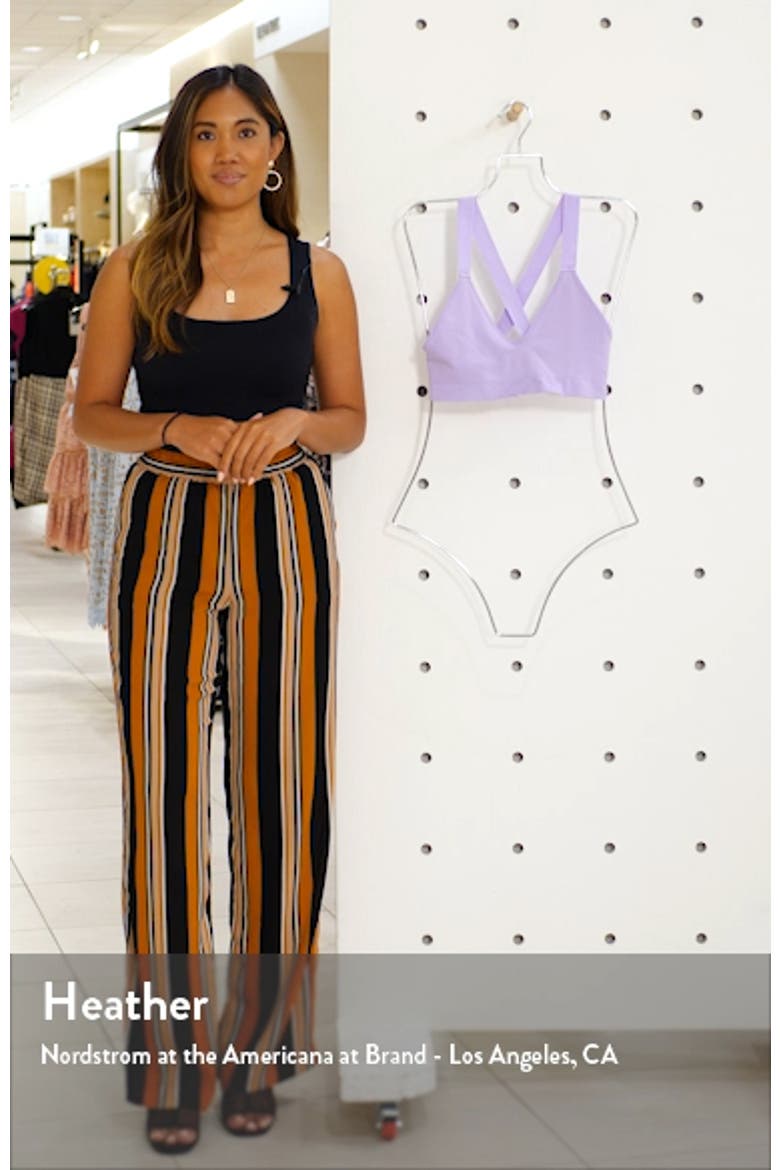 x Claudia Sulewski Cross Strap Bralette video