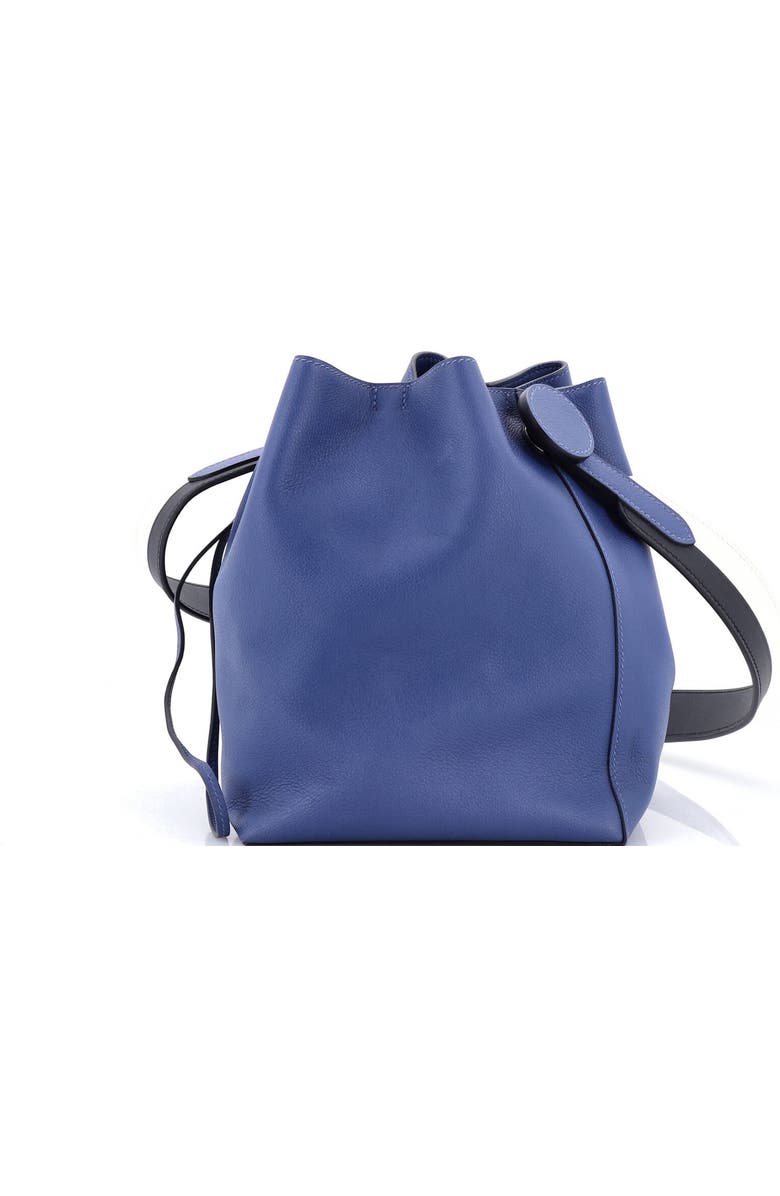 Pre-Owned Hermes Licol Bag Evercolor 17, Main, color, Bleu Brighton