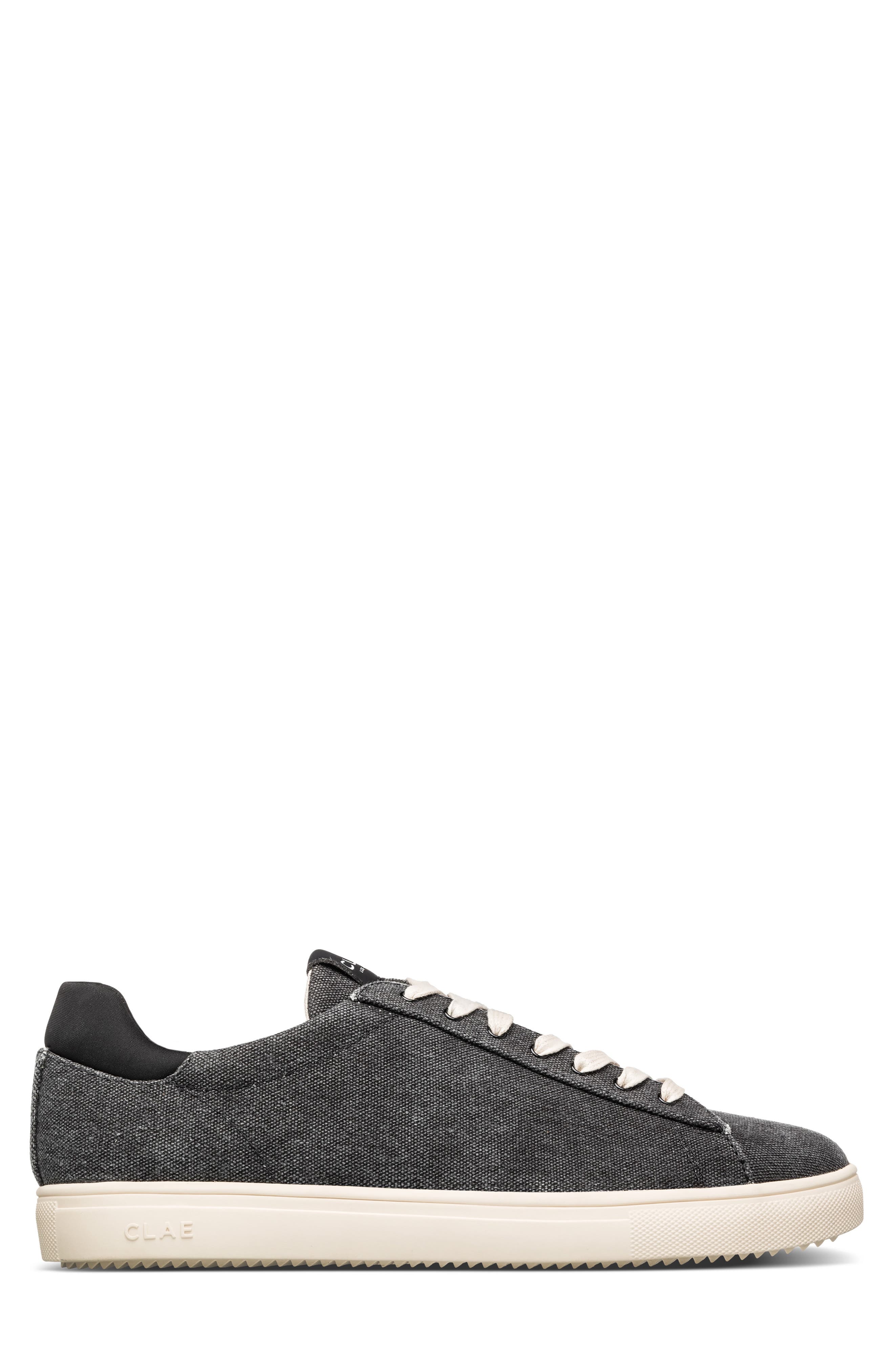 CLAE Bradley Sneaker, Alternate, color, Black Washed Canvas