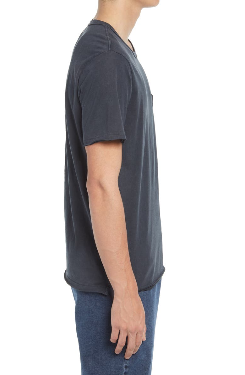 rag & bone Miles Organic Cotton Pocket T-Shirt, Alternate, color, Dark Grey