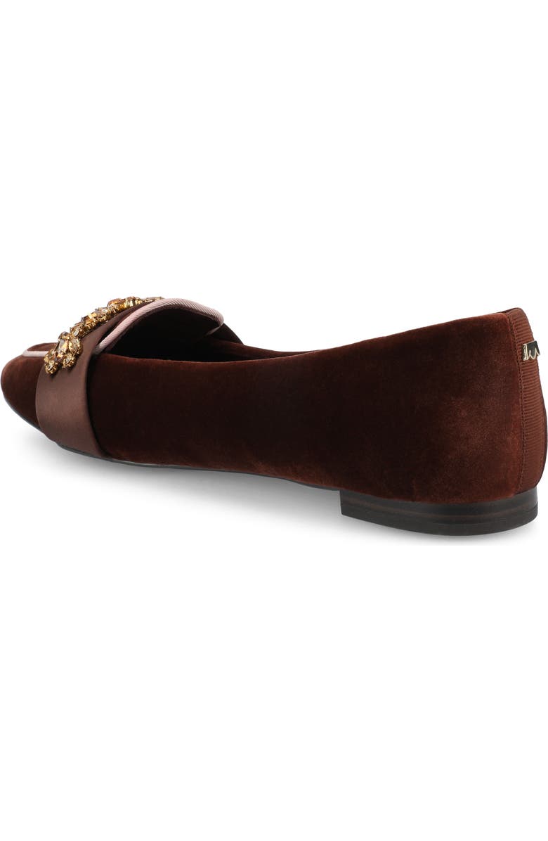 Birdies The Sparrow Loafer Velvet Jewel, Alternate, color, Brandy
