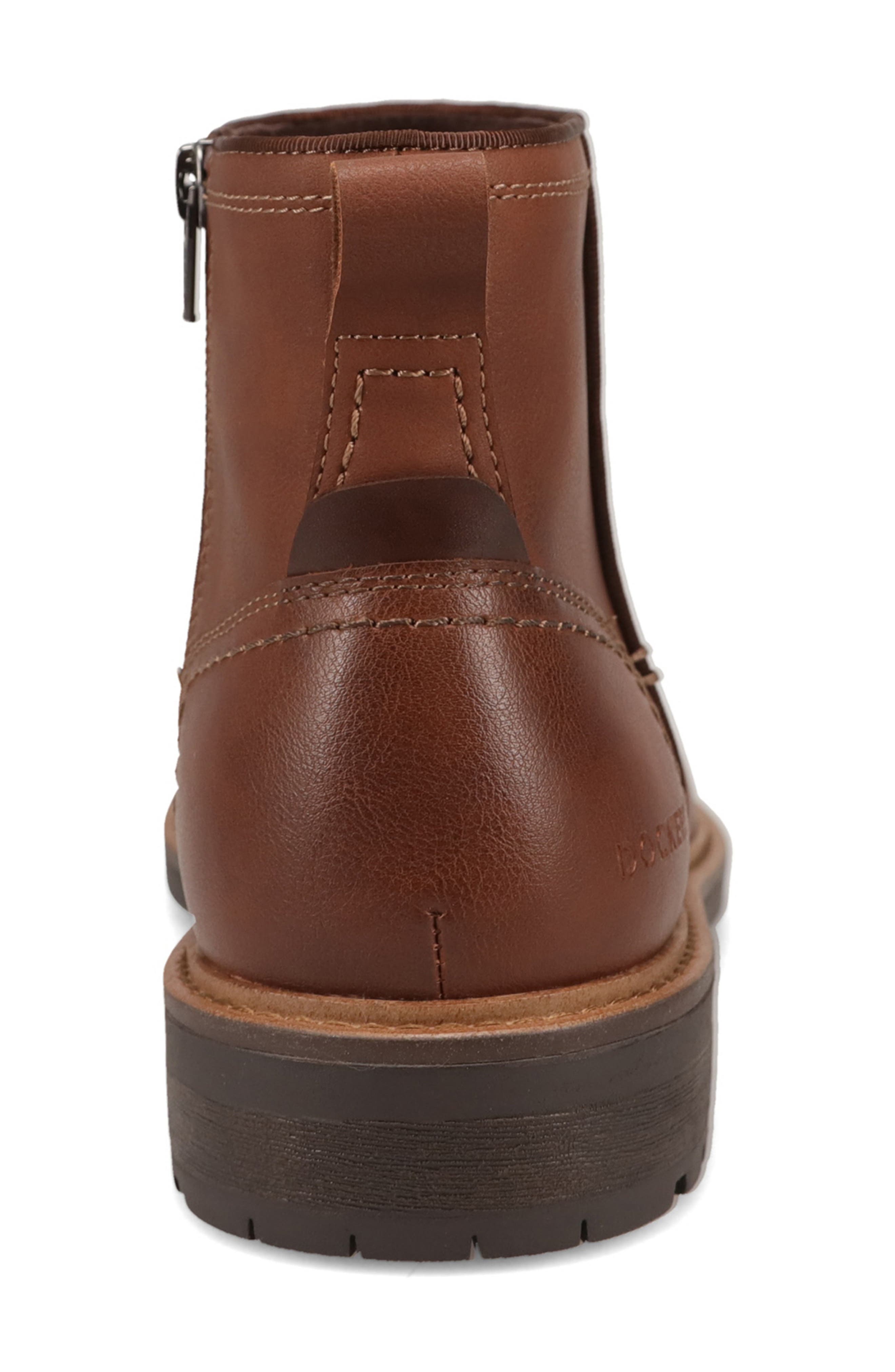 Blackwell Faux Leather Chelsea Boot, Alternate, color, DARK TAN