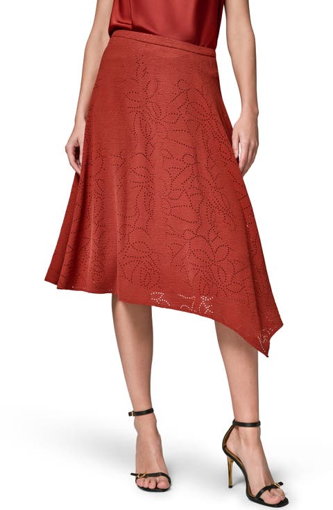 Lasercut Handkerchief Hem Skirt