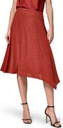 Donna Karan New York Lasercut Handkerchief Hem Skirt
