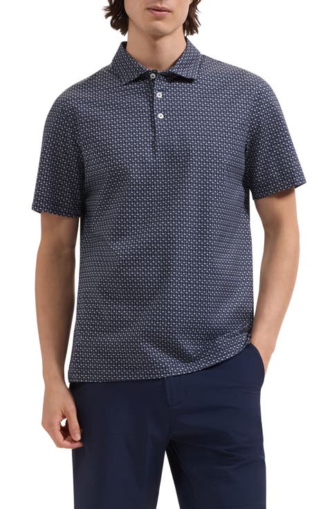 Victor OoohCotton® Palm Tree Print Polo