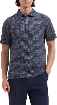 Bugatchi Victor OoohCotton® Palm Tree Print Polo