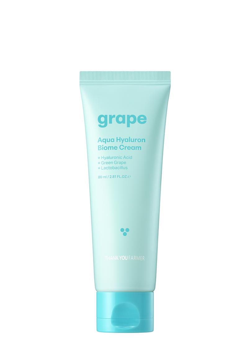 Grape Aqua Hyaluron Biome Cream, Main, color, White