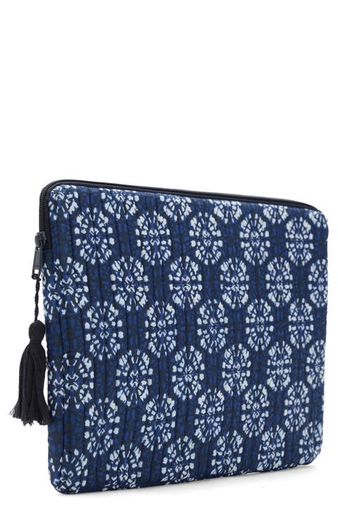 Print Quilted Cotton Laptop Case