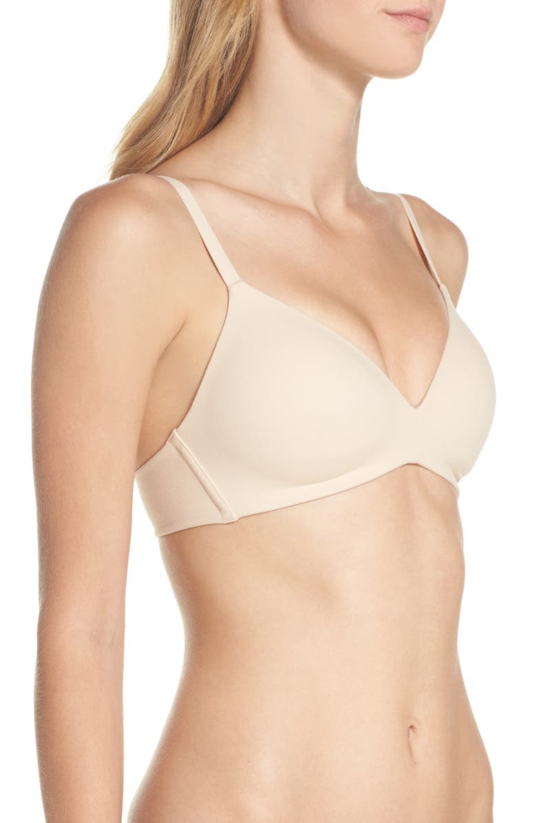 Wacoal How Perfect Wire Free T-Shirt Bra, Alternate, color, Natural Nude