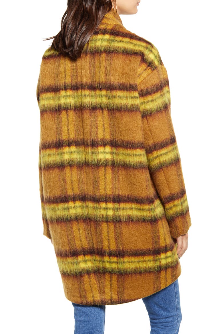 Marigold Plaid Jacket, Alternate, color, MARIGOLD