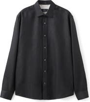 MANGO x Casper Ruud Regular Fit Linen Button-Up Shirt