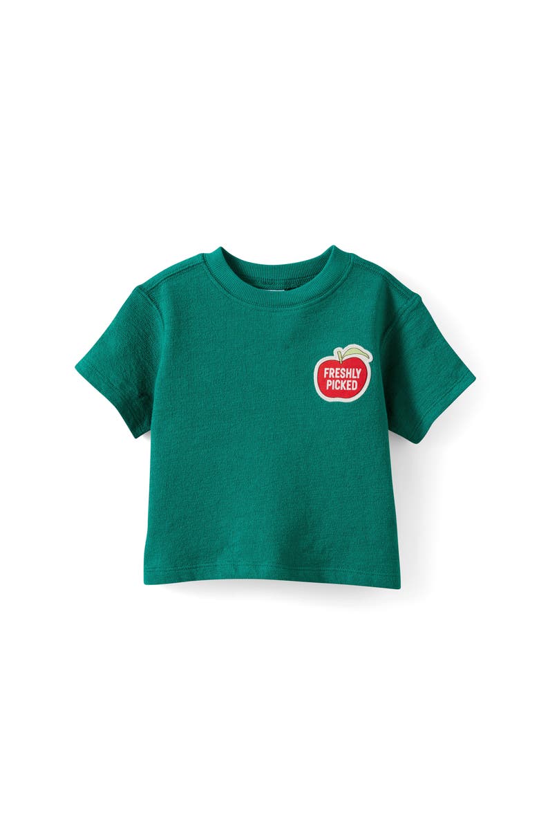 Cotton On Kids Baby Textured Tee, Main, color, English Ivy Freshly Picked